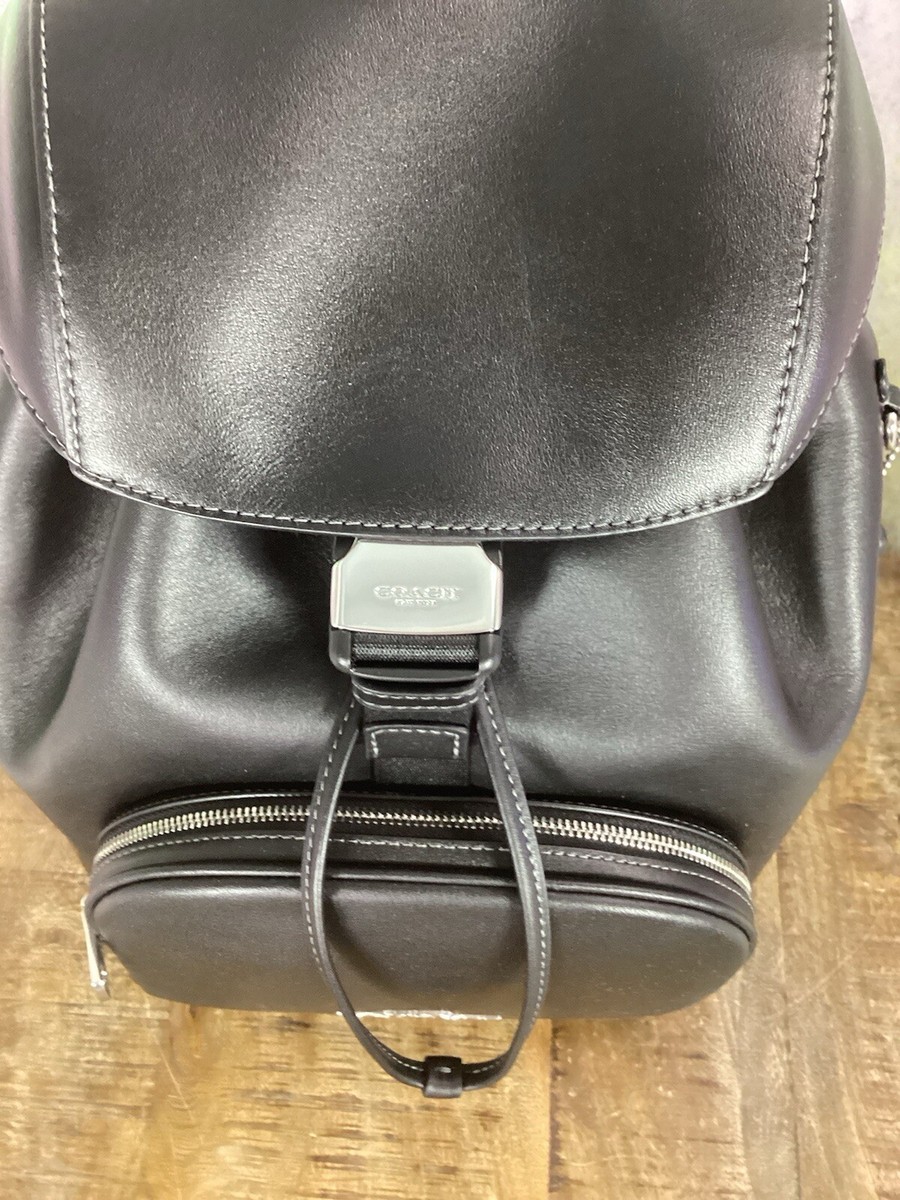 安心国内発送 COACH LEATHER PACE BACKPACK ミニリュック BK COACH Pace Backpack in Black | Lyst