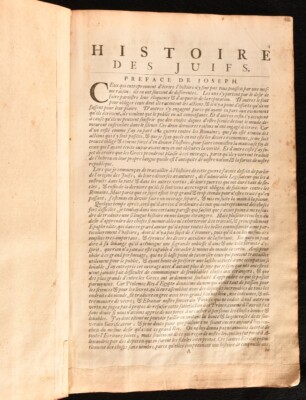 1700 Histoire des Juifs Flavius Josephus French D'Andilly lllus | eBay