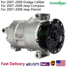 AC A/C Compressor For 2007 2008 Jeep Compass Patriot Dodge Caliber 2.0L 2.4L