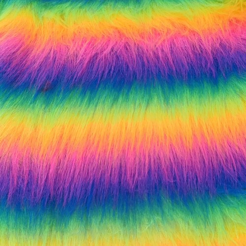 Long Haired Faux Fur Fabric - Multiple Lengths & Colours - AC 356 / YF54 - Picture 6 of 13