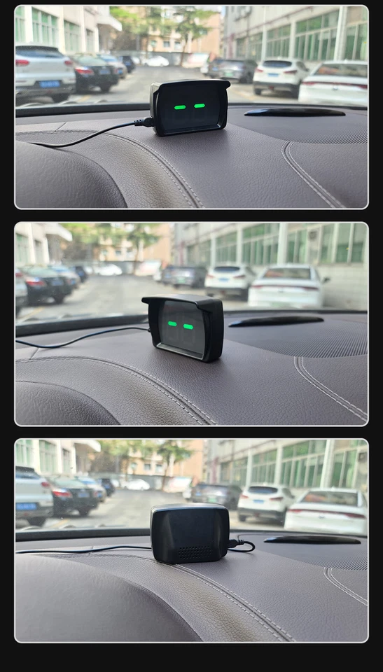 Car HUD Digital Smart GPS Speedometer Head Up Display KMH Accessory Truck Bikes - Image 4 of 4