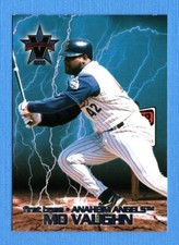2000 Pacific Vanguard High Voltage #1 Mo Vaughn Anaheim Angels