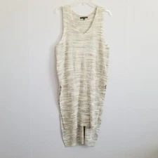 NWOT Matty M Oatmeal Knit Sleeveless Tunic Top Size Medium