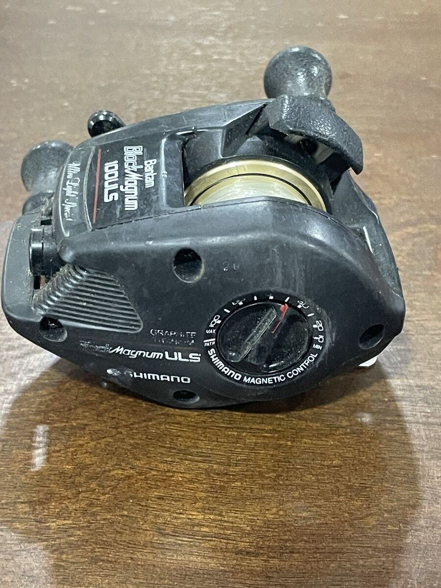Shimano Bantam Black Magnum 100 ULS Ultra Light Special Used Shimano Bantam Black Magnum 100 ULS Ultra Light Special Used