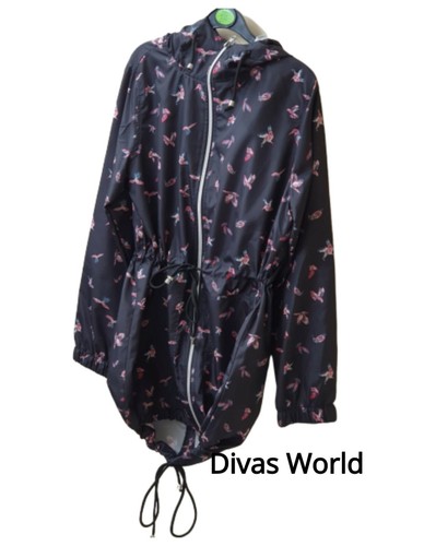 Women's Hooded Parka Coat Black 