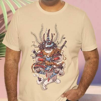 Aesthetic Magical Axolotl Warior - Beautiful Detailed Illustration Vintage Stree