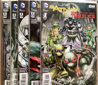 BATMAN TEENAGE MUTANT NINJA TURTLES #1 2 3 4 5 (OF 6) DC IDW 2016 TYNION