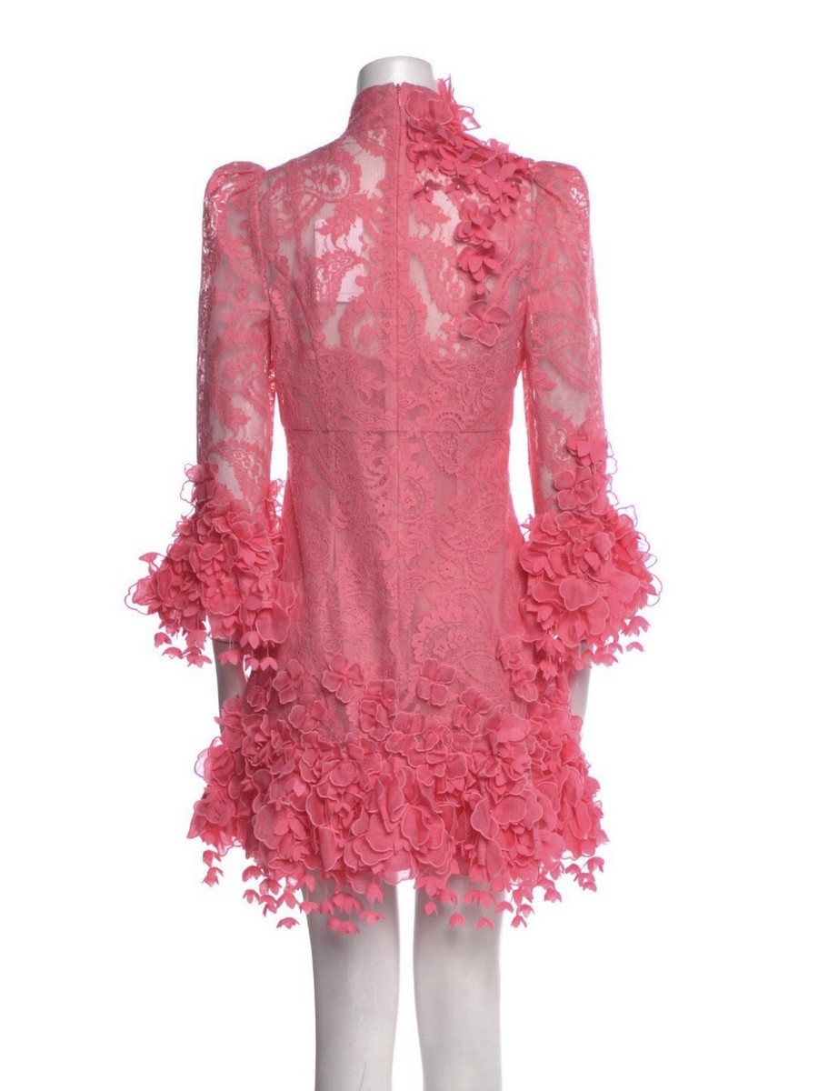 m。。。◾︎AMERI FLOWER LACE DRESS Zimmermann - Black Raie Flower Lace Mini Dress | Mitchell Stores