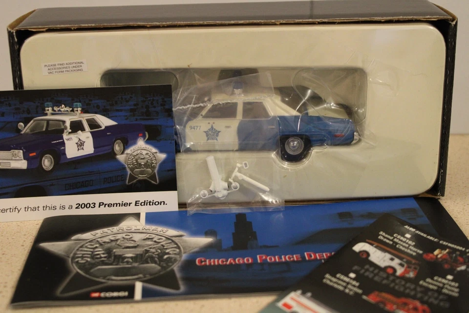 Corgi Classics #US06004 1974 Dodge Monaco - Chicago Police Department Ltd Ed - Image 2 of 4