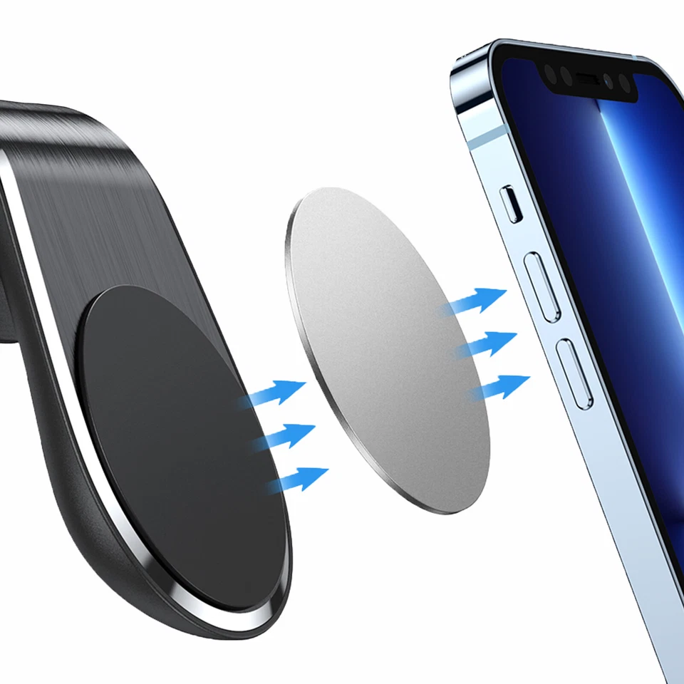 Magnetische Handy Halterung für das Auto in L-Typ, Universal, Lüftung, Gitter - Bild 2 von 4