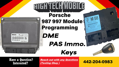 2005-2012 Porsche Module PROGRAMMING Boxster Cayman 911 DME PAS ESL or ...