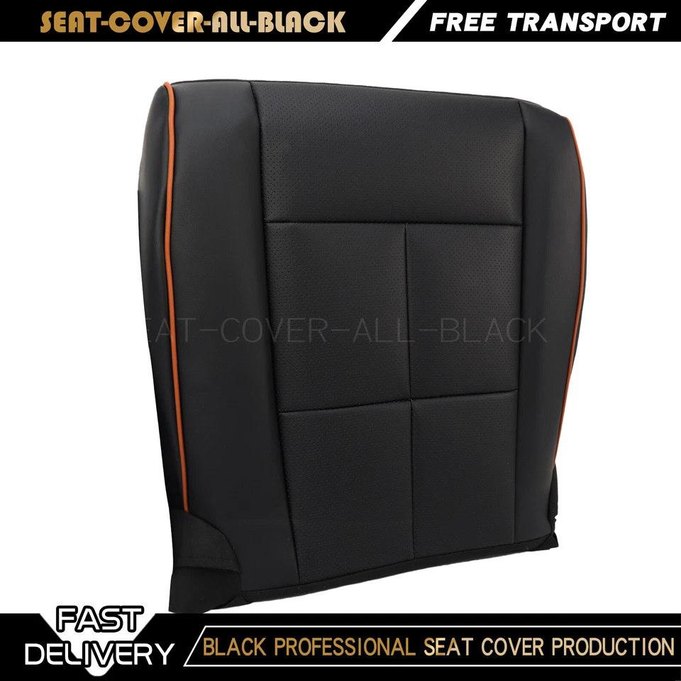 Lincoln Navigator For 2007 2008 2009 2010 Driver Bottom Leather Seat Cover Black Foto 4 de 4