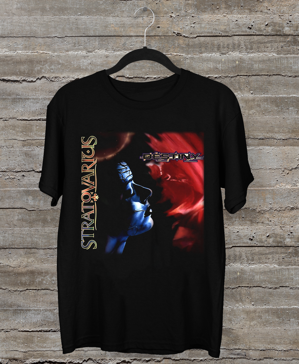 Stratovarius Destiny Short Sleeve Cotton Black All Size Gift T