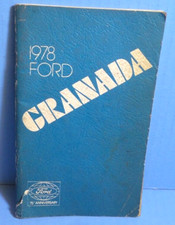 78 1978 Ford Granada Owners Manual