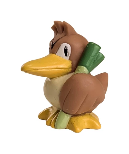 Farfetch'd Bandai Pokemon Kids Vintage 1997 Toy. 1.5" Finger Puppet Series