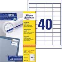 Avery Zweckform 3657-200 Universal Etiketten (8.000 Plus 800 Klebeetiketten Extr