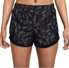 Nike Women's Black Tempo Printed Running Shorts FZ3482-010 Size XL - NWT