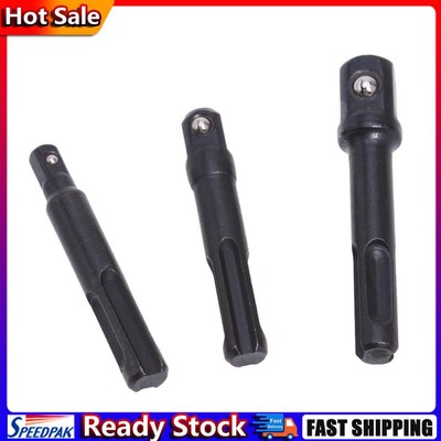 3pcs Nut Driver Adaptor Set Steel Ball Sds Drill Fisheye Joint Rod for SDS PLUS 