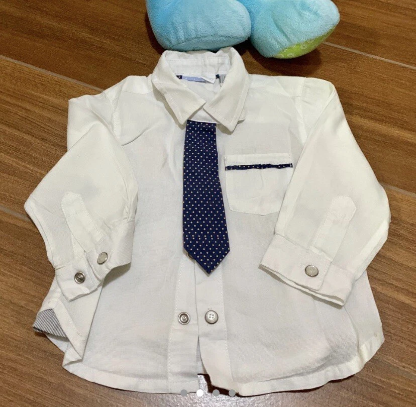 Completo elegante neonato, Chicco Cerimonia taglia 6 mesi, 4 pezzi. - Immagine 2 di 4