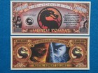12 MORTAL KOMBAT $1,000,000 One Million Dollar Bills: Johnny Cage, Liu Kang,Jade — photo 2