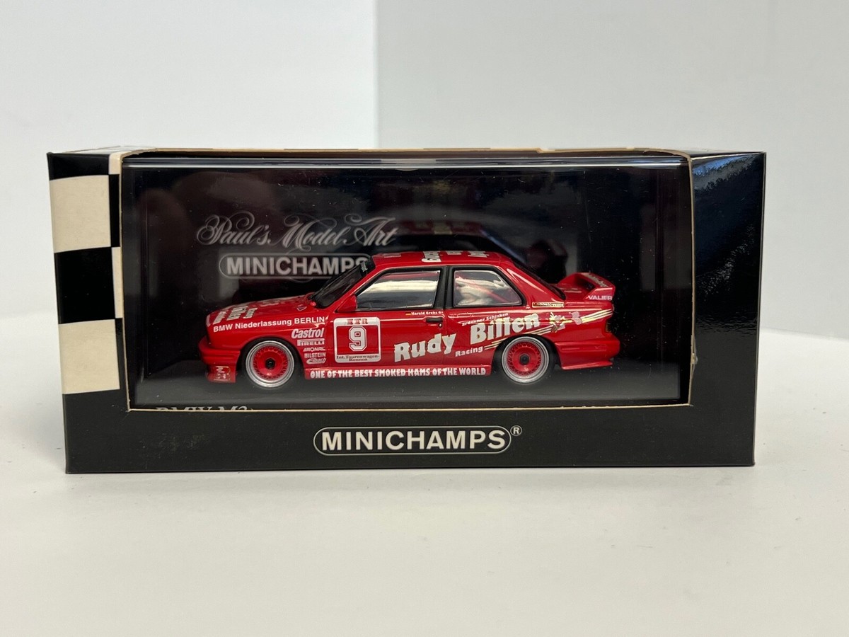 ミニカー 1/43 MINICHAMPS  M3 E30 DTM 1988 No.9 MINICHAMPS BMW 1:43 DIE CAST E30 M3 DTM 1988 AVUS H. GRONS #9 1 OF