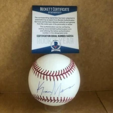 KAMERON MISNER MIAMI MARLINS ROOKIE YEAR SIGNED AUTO M.L. BASEBALL BAS R42154