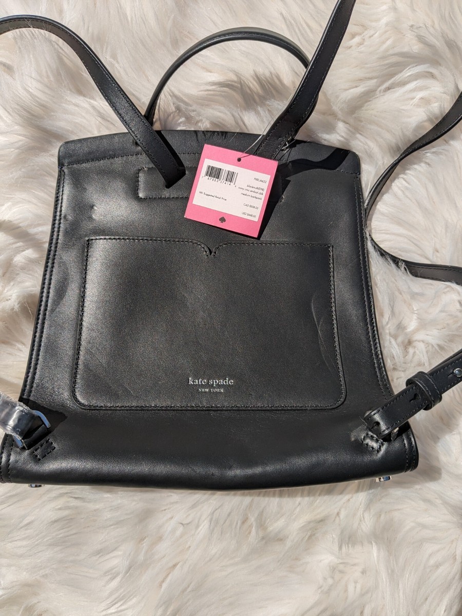 New Kate spade romy croc embossed backpack Kate Spade New York Romy mini top handle satchel in red croc  main image 4