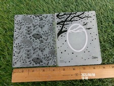 lot of 2 embossing Folders Card Making Paper Crafting Scrap Booking Sizzix Used
