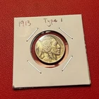 1913 Type 1 Buffalo Nickel 5C Coin F/VF
