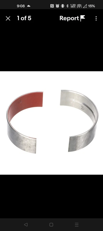 NUEVO OEM Ford Serie F Super Duty Cojinete del cigüeñal principal LC3Z-6D309-A Foto 4 de 4