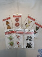 3-D Decos Self Adhesive 3D Embellishments 7 Packs Mixed Themes Sealed New