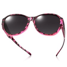Oversized Fit Over Sunglasses Over Glasses for Women and Men with Polarized 1...