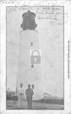 Cape Henlopen Lighthouse Rehoboth Beach Delaware DE - Reprint