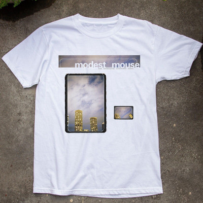 Vtg Modest Mouse- The Lonesome Crowded West Cotton White S-5XL Shirt AL1240