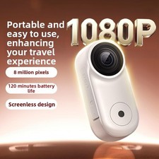 Waterproof Action Camera for Outdoor Adventures Compact 10x8x6CM Magnetic Mount