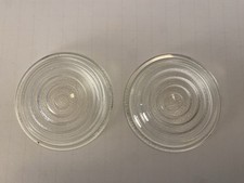 READ Lot Of 2 Glass Fresnel Lens 3   3 1/8  Inch Made In Germany Used Lighting 
