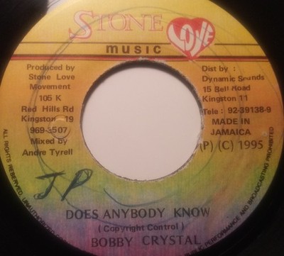 Bobby Crystal - Does Anybody Know, 7'', (Vinyl)