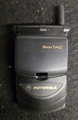 Motorola StarTAC 80209 Dual Band Black Flip Phone UNTESTED..!