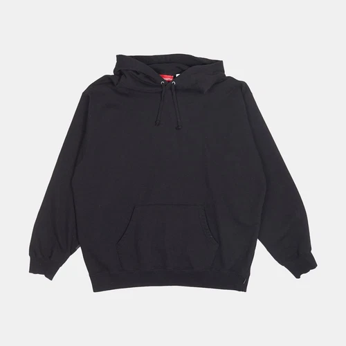 Felpa con cappuccio Supreme taglia XL uomo nero cotone