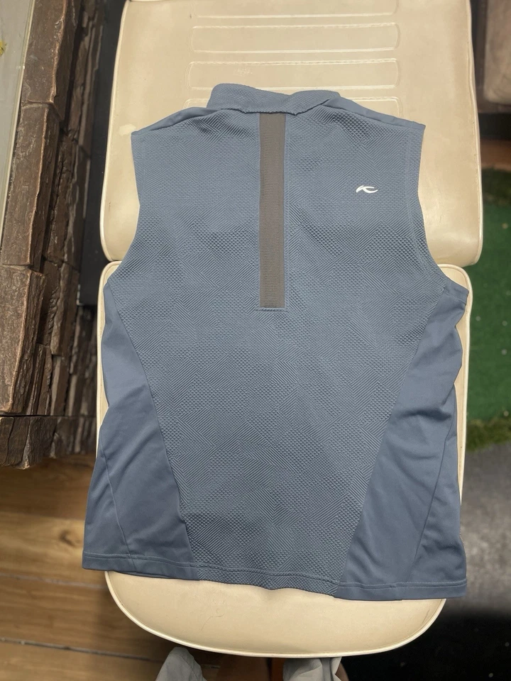 Chaleco de Radiación KJUS Para Hombre Ligero Cremallera Completa Golf Rendimiento Chaleco Talla 52/L Foto 4 de 4