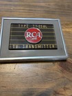 Vintage RCA TT-25BL TV Transmitter Nameplate Plaque Sign Broadcast Memorabilia — photo 1