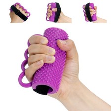 Hand Therapy Grip Ball for Contracture  Stroke Arthritis 1PC, Black