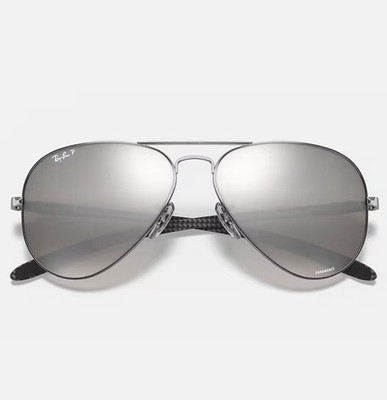 Ray Ban RB8317CH 003/5J Chromance Polarized Silver Gray Silver