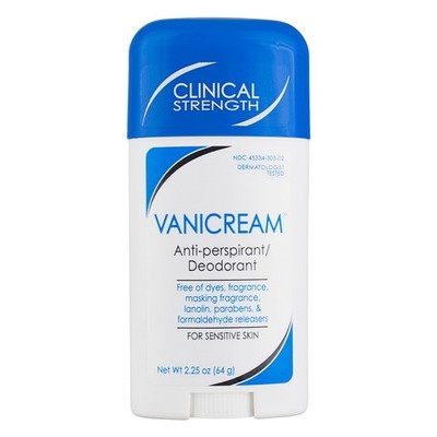 5 Pack Vanicream For Sensitive Skin Antiperspirant Deodorant, 2.25 oz