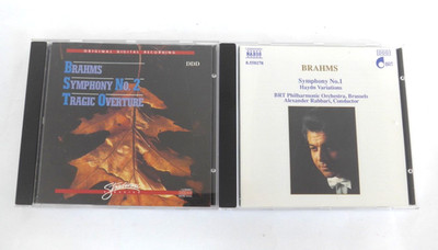 Brahms: Symphony Nr. 1 Haydn Variations / Symphony Nr. 2 Tragic Overture, 2x CD