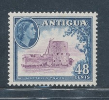 1953-62 Antique - Stanley Gibbons No. 130 - 48 cents purple and deep blu - MNH**