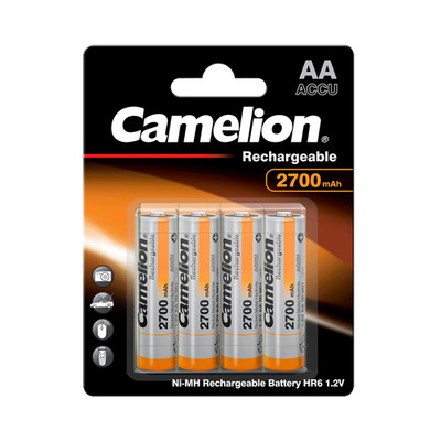 Camelion Akku Mignon AA 2700mAh NiMH + Box (4er Blister)