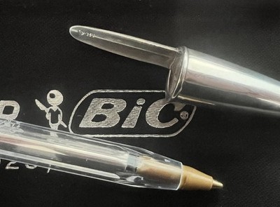 BIC Kugelschreiber Cristal Silver 925 Silber Sonderedition Mit Etui