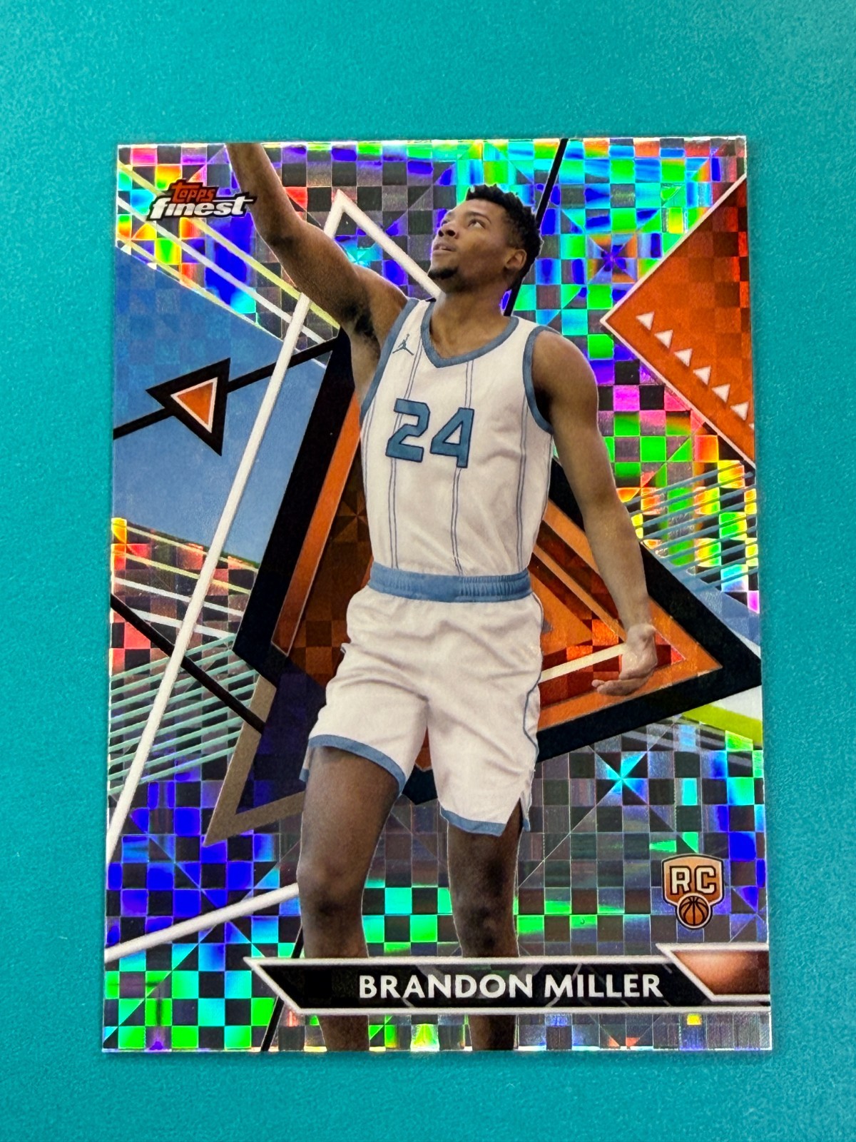 BRANDON MILLER 2023-24 Topps Finest rookie X-Fractor Charlotte Hornets #176