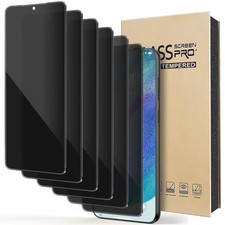 2/4/6 For Samsung Galaxy S21 FE Anti-Spy Screen Protector Tempered Glass Privacy